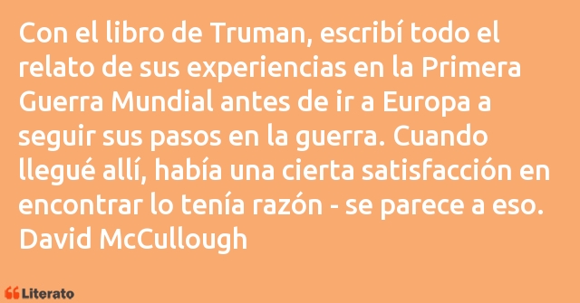 Frases de David McCullough