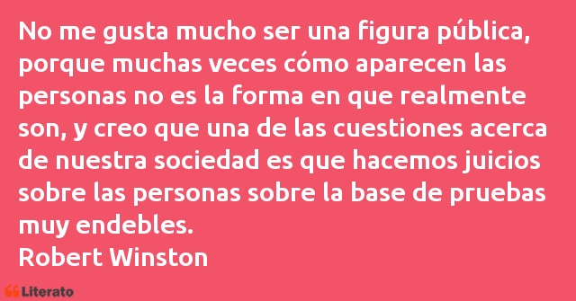 Frases de Robert Winston