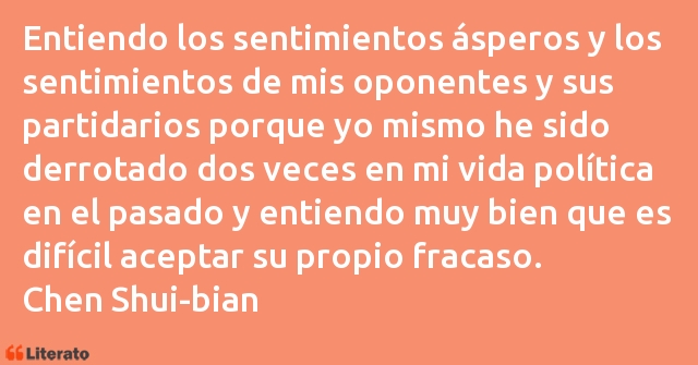 Frases de Chen Shui-bian