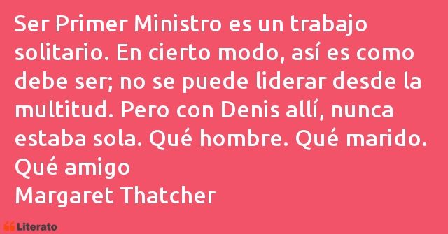 Frases de Margaret Thatcher