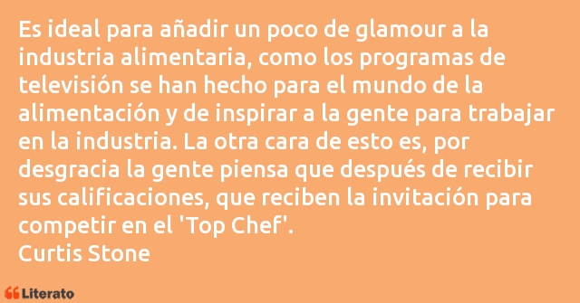 Frases de Curtis Stone