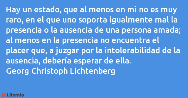 Frases de Georg Christoph Lichtenberg