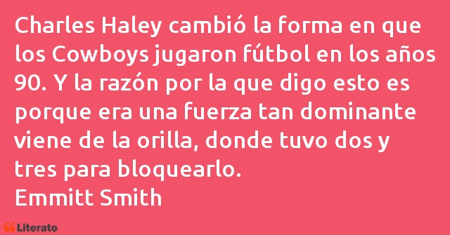 Frases de Emmitt Smith