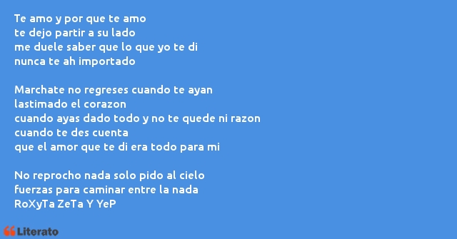 Frases de RoXyTa ZeTa Y YeP