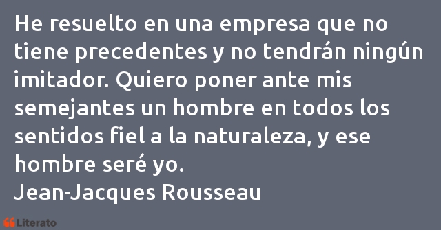 Frases de Jean-Jacques Rousseau