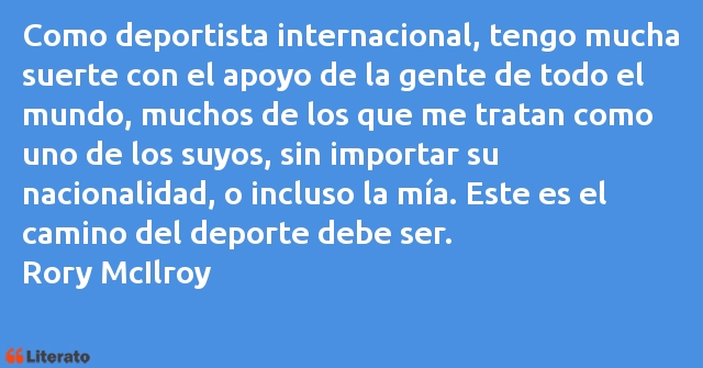 Frases de Rory McIlroy