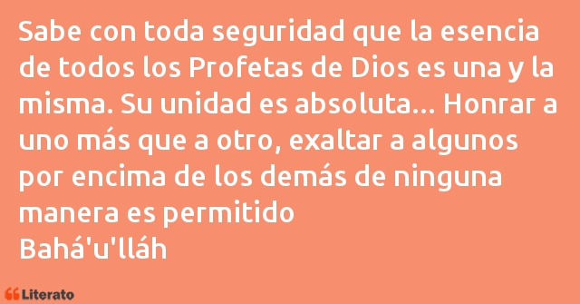 Frases de Bahá'u'lláh