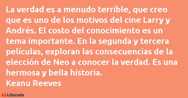 Frases de Keanu Reeves