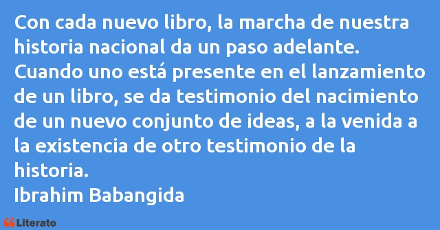 Frases de Ibrahim Babangida