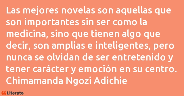 Frases de Chimamanda Ngozi Adichie