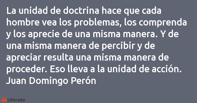 Frases de Juan Domingo Perón