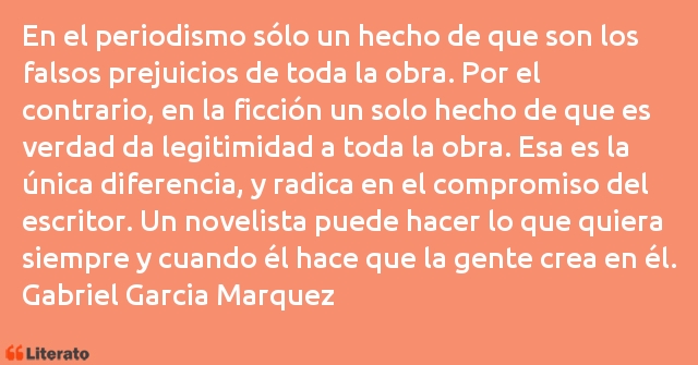 Frases de Gabriel Garcia Marquez