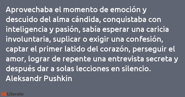 Frases de Aleksandr Pushkin