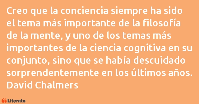 Frases de David Chalmers