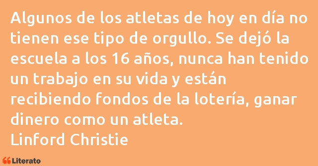 Frases de Linford Christie