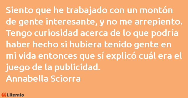 Frases de Annabella Sciorra