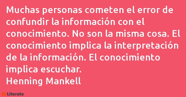 Frases de Henning Mankell