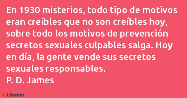 Frases de P. D. James