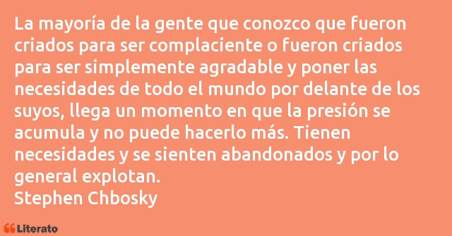 Frases de Stephen Chbosky