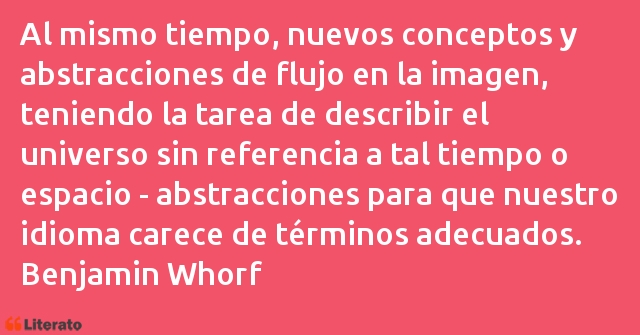 Frases de Benjamin Whorf