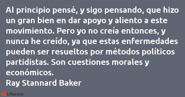 Frases de Ray Stannard Baker