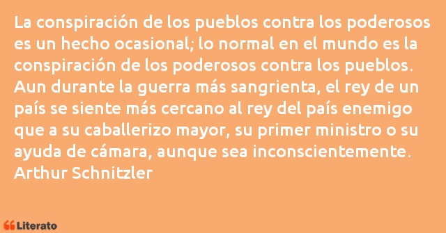 Frases de Arthur Schnitzler