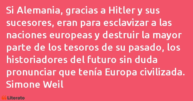 Frases de Simone Weil