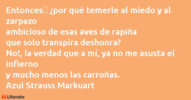 Frases de Azul Strauss Markuart