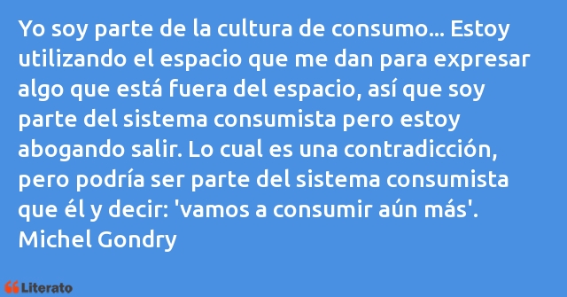 Frases de Michel Gondry