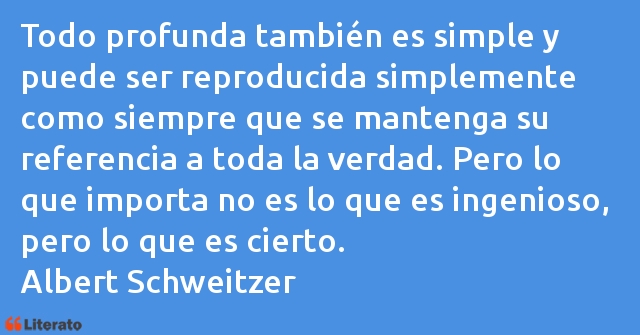 Frases de Albert Schweitzer