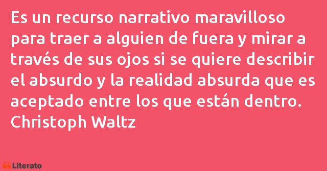 Frases de Christoph Waltz