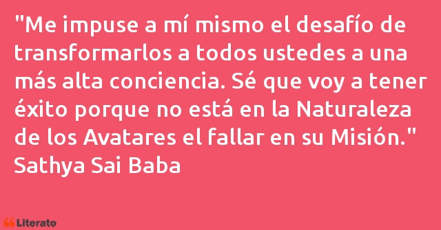 Frases de Sathya Sai Baba