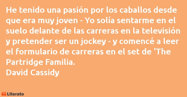 Frases de David Cassidy