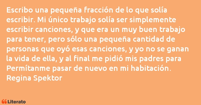 Frases de Regina Spektor