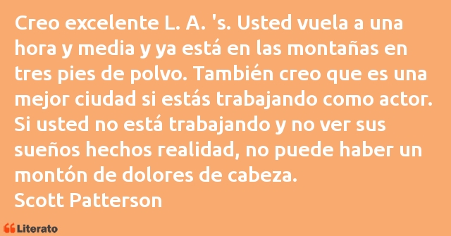 Frases de Scott Patterson