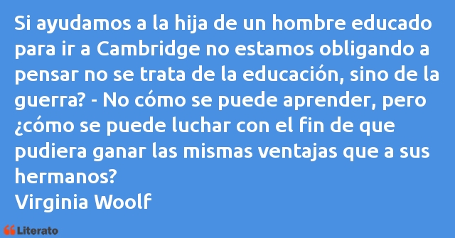 Frases de Virginia Woolf