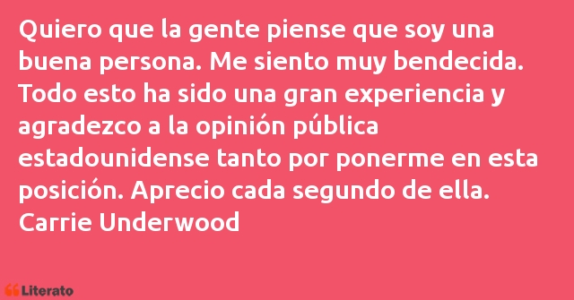 Frases de Carrie Underwood