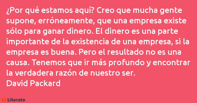 Frases de David Packard