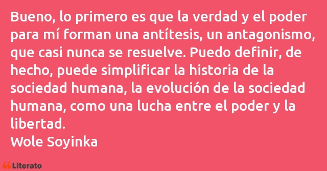 Frases de Wole Soyinka