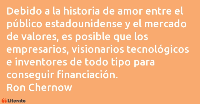 Frases de Ron Chernow