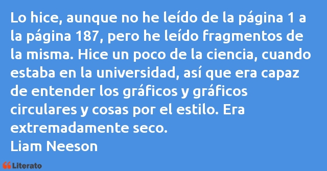 Frases de Liam Neeson