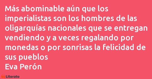 Frases de Eva Perón