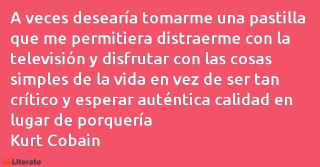 Frases de Kurt Cobain