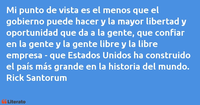 Frases de Rick Santorum