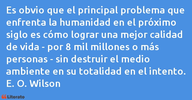 Frases de E. O. Wilson