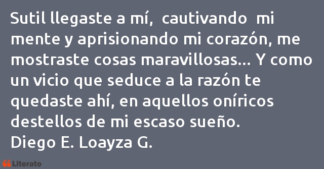 Frases de Diego E. Loayza G.