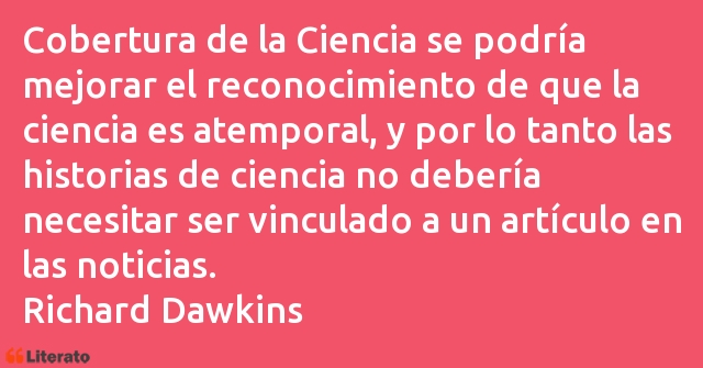 Frases de Richard Dawkins