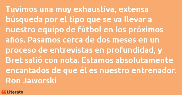 Frases de Ron Jaworski