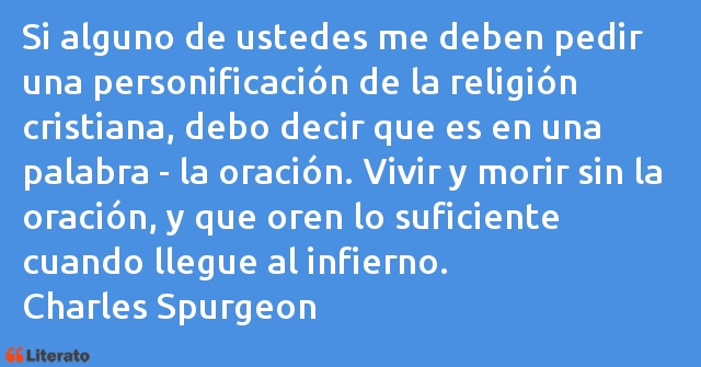 Frases de Charles Spurgeon