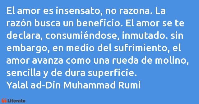 Frases de Yalal ad-Din Muhammad Rumi